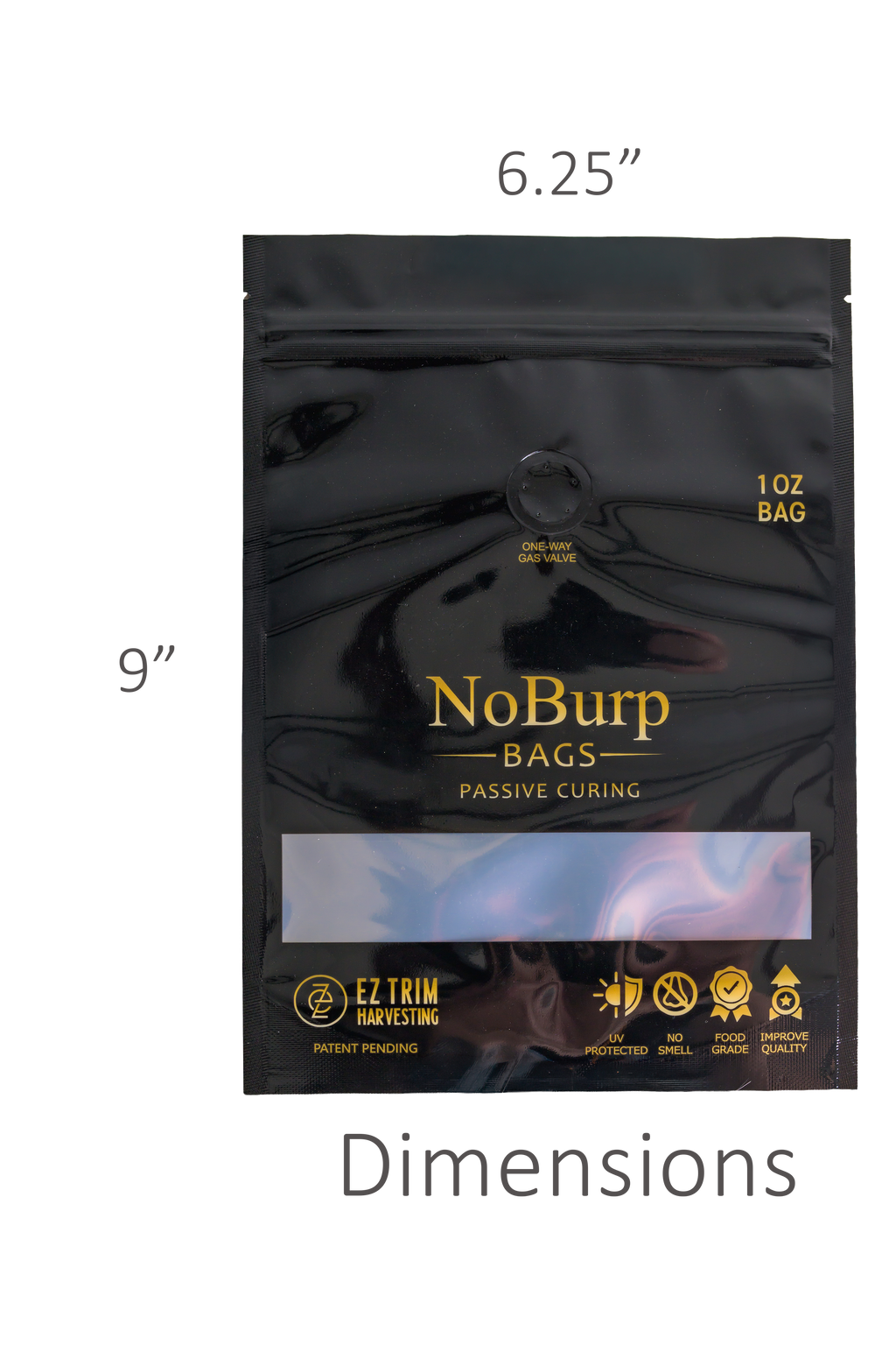 NoBurp Bags - 1 Ounce Bags