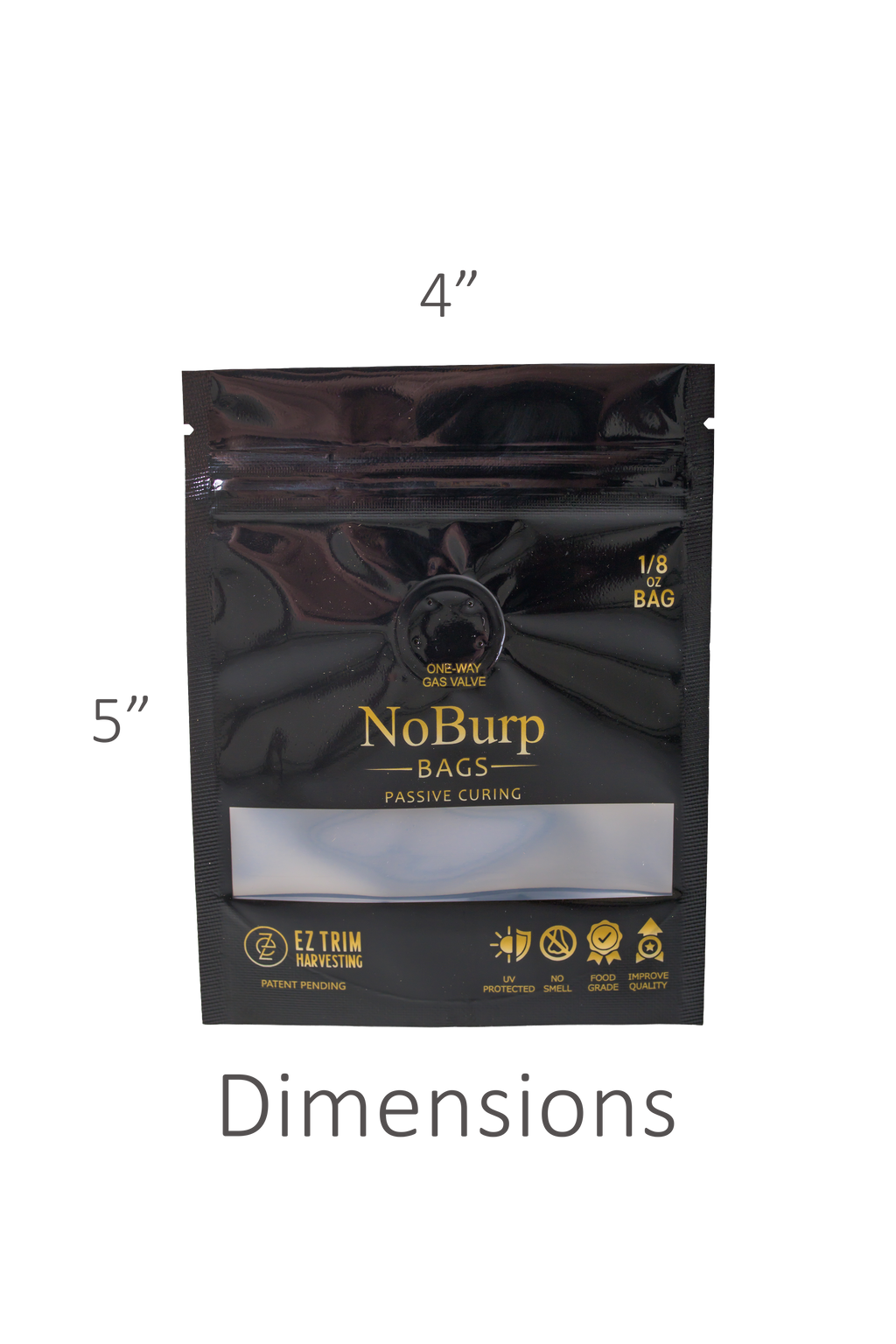 NoBurp Bag - 1/8 Ounce Bag