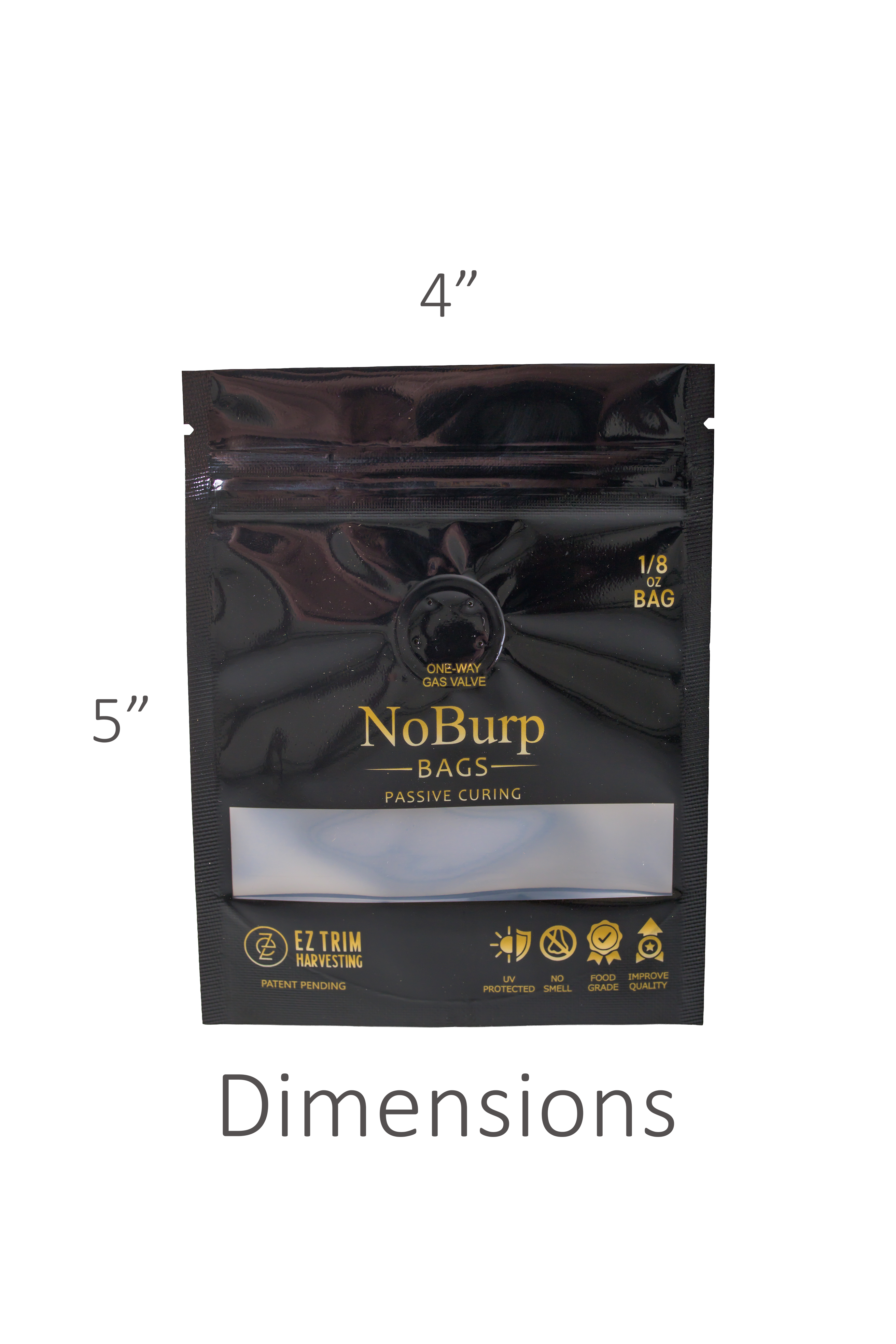NoBurp Bag - 1/8 Ounce Bag