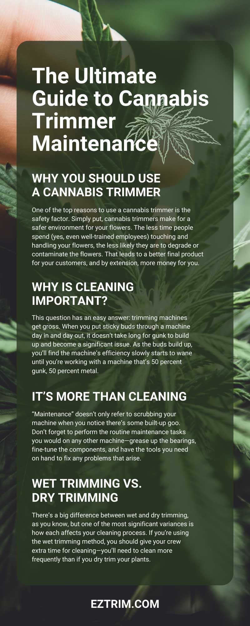 The Ultimate Guide to Cannabis Trimmer Maintenance